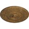 Ekena Millwork Neuveau Ceiling Medallion (Fits Canopies up to 6 3/8"), Hand-Painted Rubbed Bronze, 24 1/4"OD x 2"P CM24NARZS - alternate 3